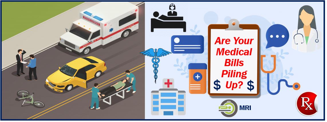 After a car accident medical bills piling up - 49839849