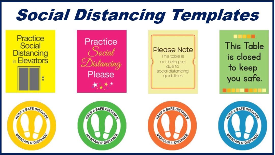 Social distancing templates - Adapting Your Business to the New Normal
