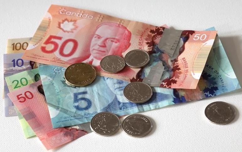 Cash is no longer king in Canada - image of Canadian notes and coins