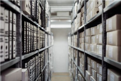 Room with shelves and box files - reliable storage for startup entrepreneurs article