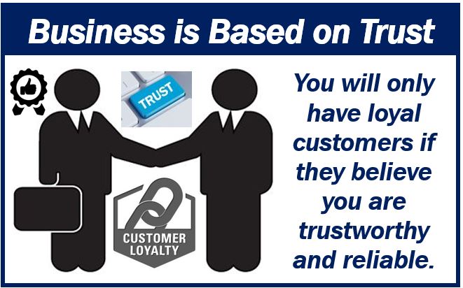 Business is based on Trust image