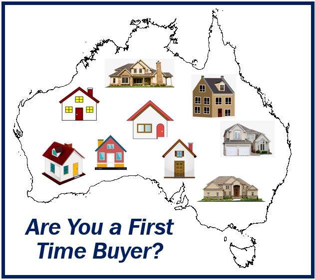 First time home buyers in Australia - image of many homes