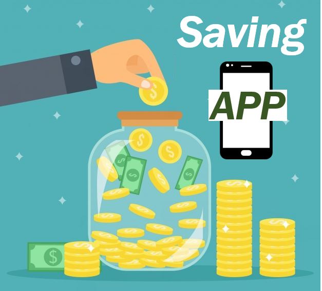 Get a saving app - image