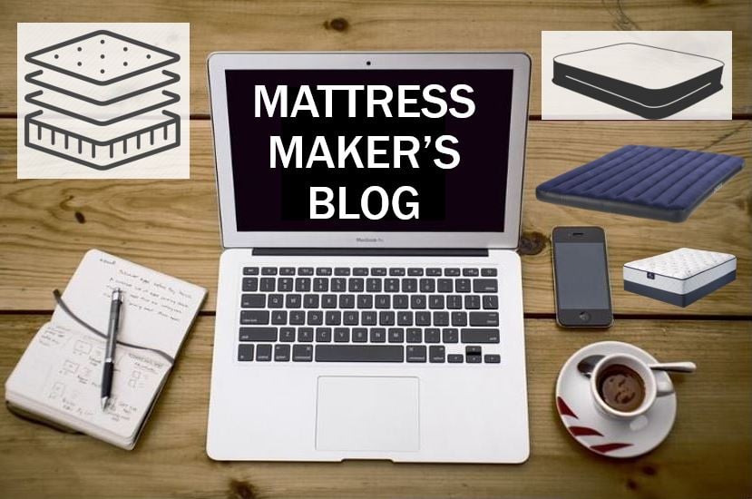 Mattress company online blog - image for article