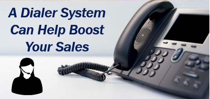 Telephone - telemarketing - dialer system - image 498389484