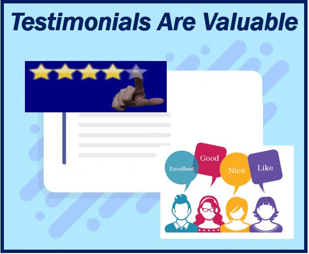 Value of testimonials - image for article 4 3 4 3