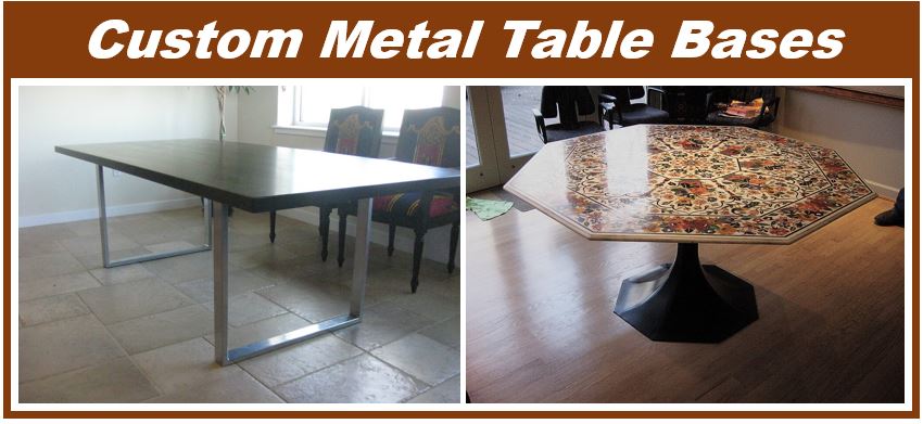 Custom metal table base 499499