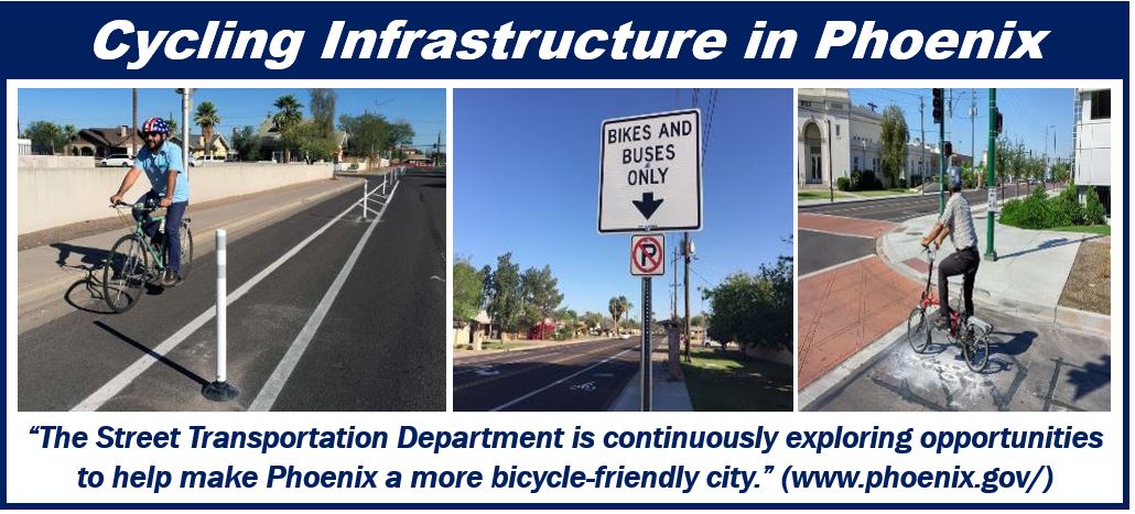 Cycling infrastructure in Phoenix - Arizona - move to Phoenix article 49939929