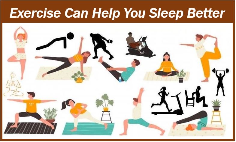 Exercise can help you get a good nights sleep - image for article