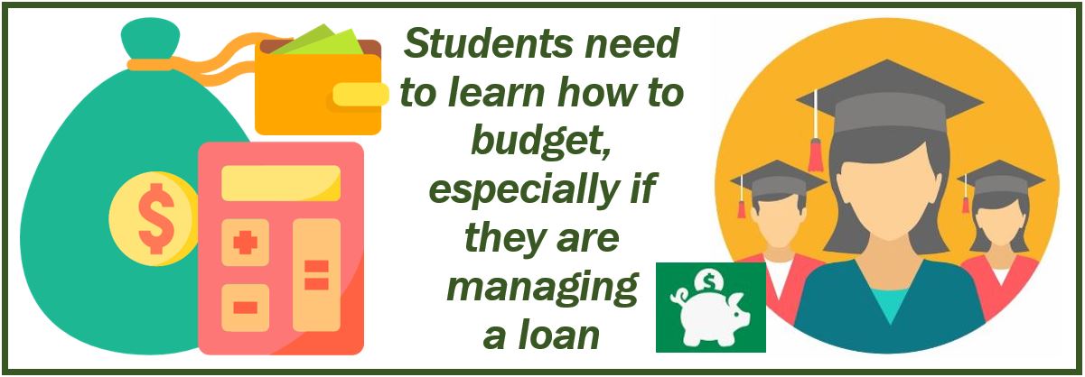 Learn how to budget - managing student loans image for article