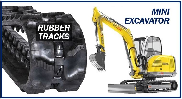 Rubber tracks for mini excavators - image 4983984
