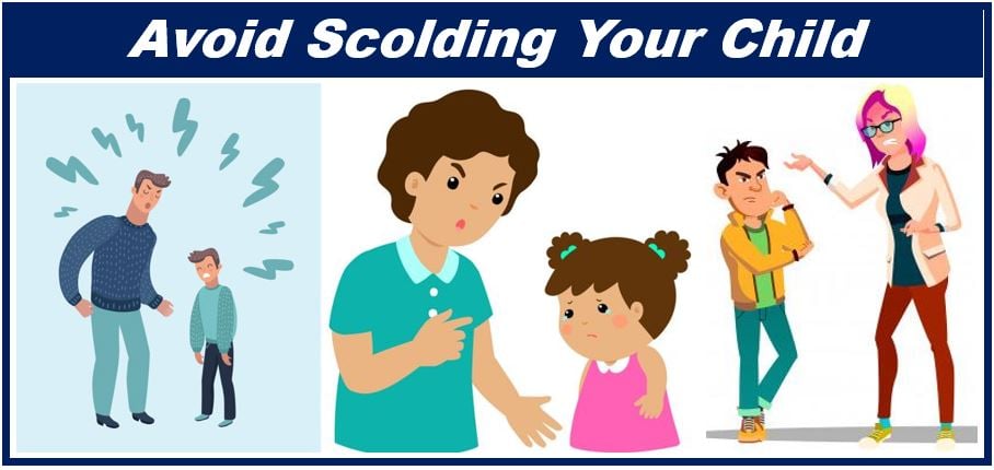 Scolding or telling off your child - avoid it