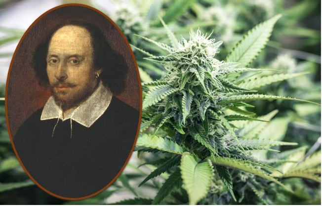 Shakespeare smoked pot - image for article