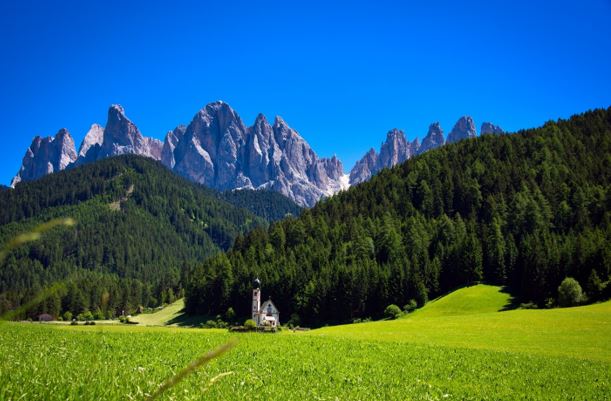 Val di Funes in Italy - among the best Hill Stations globally