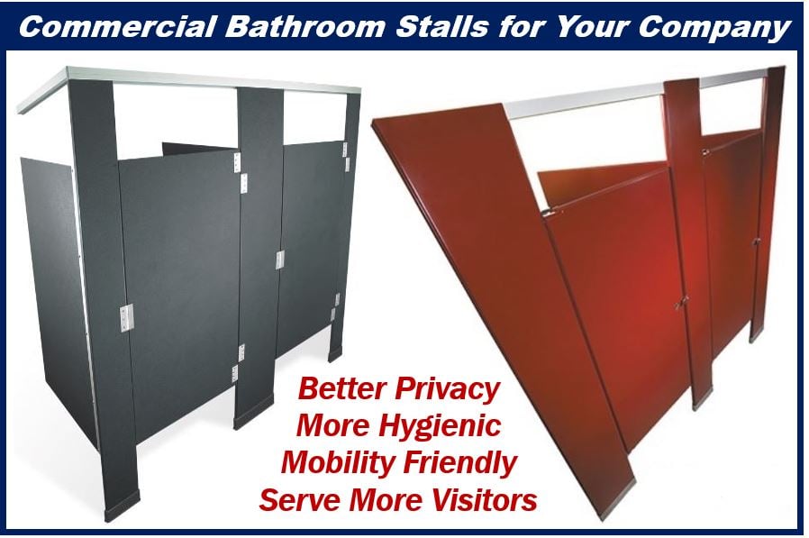 Commercial bathroom stalls - 4993994