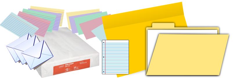 Paper office supplies - 4983983983