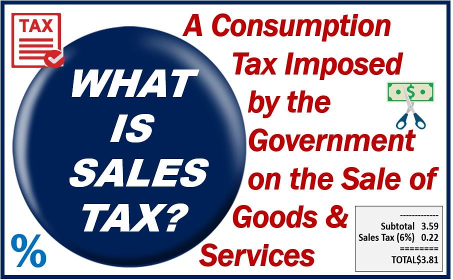 Sales Taxes image for article - sales tax
