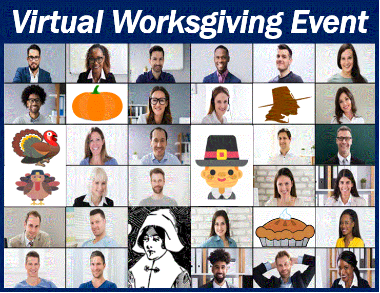 Virtual Worksgiving event - 9483894444444389380389308038