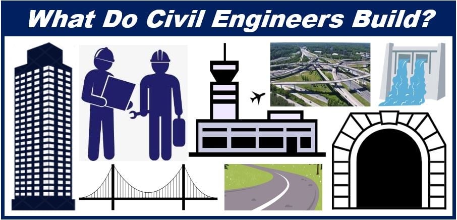 What do civil engineers build - 9090903