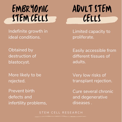 advantages of embryonic stem cells