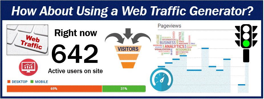 Get a Web Traffic Generator - SEO - image