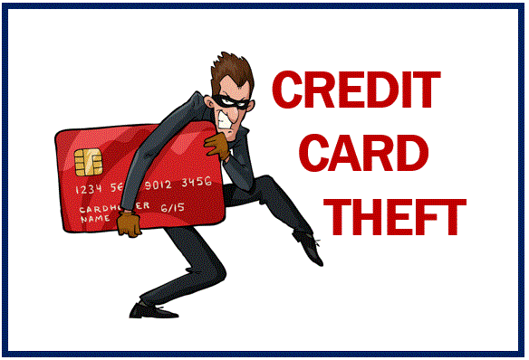 Stolen credit card - 309830980383