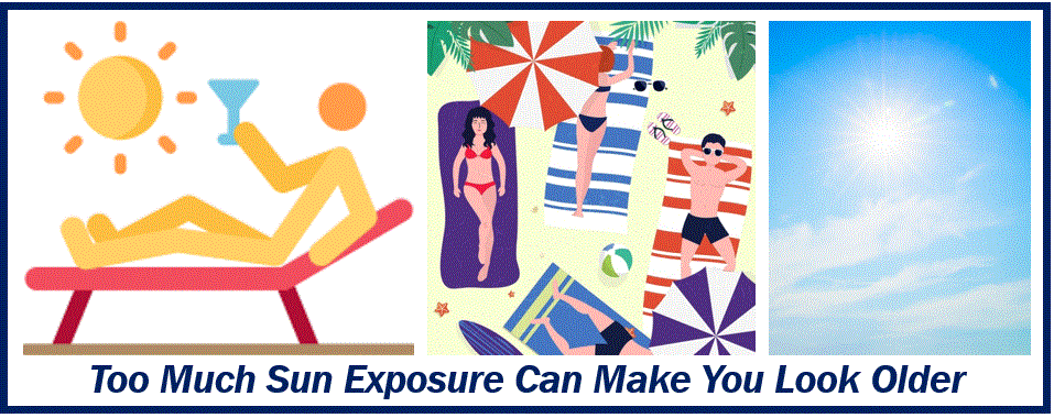 Too much sun exposure - sunbathing 40983098