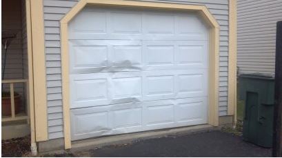 Aluminum door for garage
