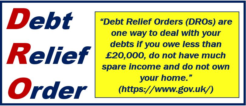 Debt relief order - image for article