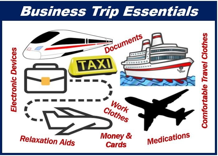 Essential Items for Business Trips - image for article - 498938948