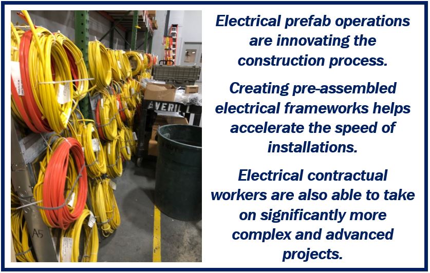 electrical prefab operations - article about Prefabricated Construction is More Efficient eeee