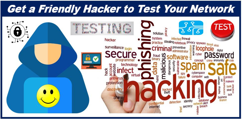 Friendly Hacker tests network - 398938938