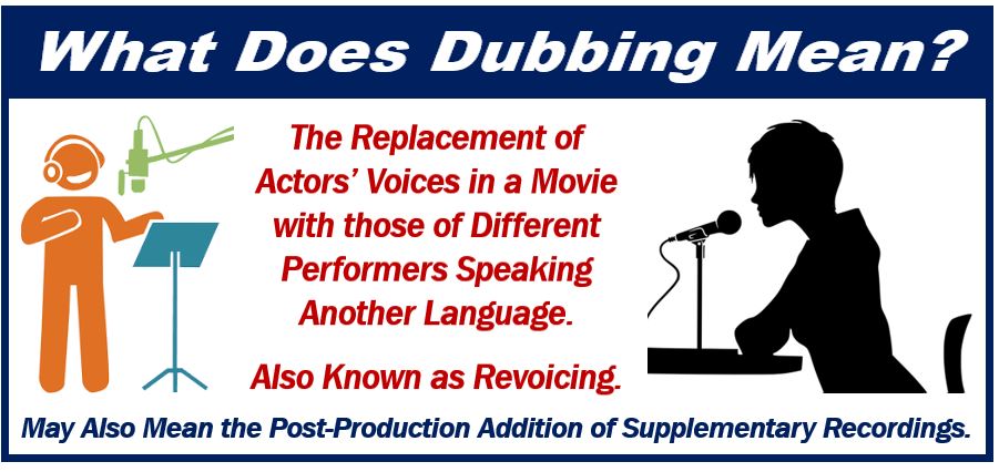 Importance and meaning of dubbing - image for article - 398398938