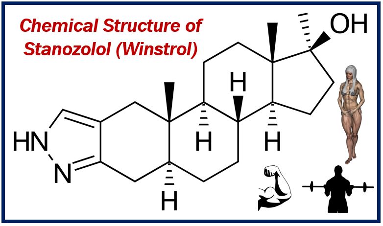 Chemical structure stanozolol - article about Winstrol Cycle 4898398298