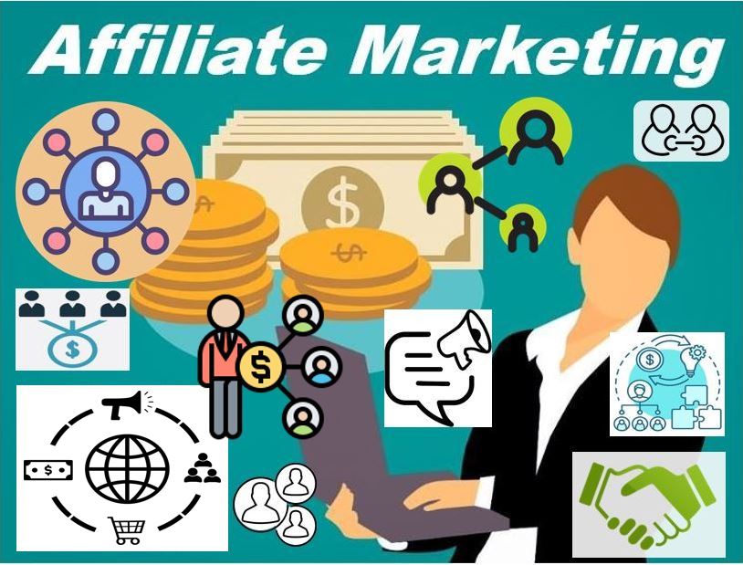 Image with examples of affiliate marketing - 4444