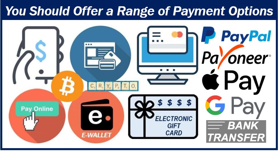 You should offer a range of payment options - image for article - 3983989383