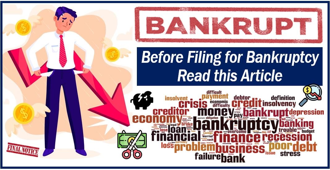 What You Need To Do Before Filing For Bankruptcy - Market Business News