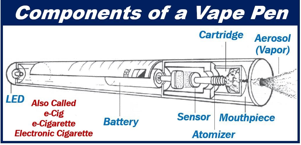 Components of a Vape Pen - 3984839848