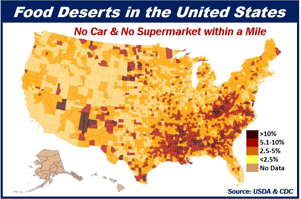 Food deserts in the United States - image for 325458338