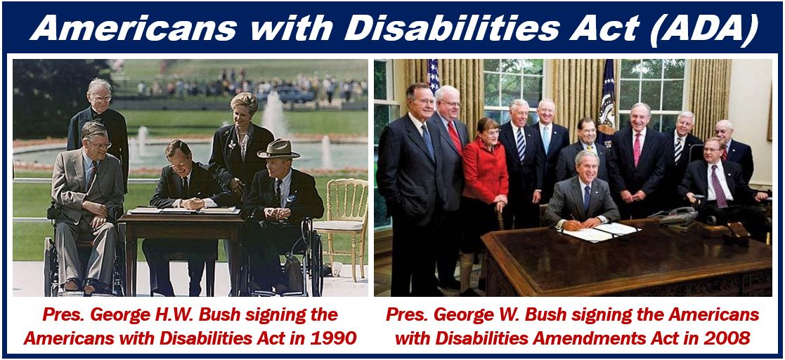ADA - Americans with Disabilities Act plus Amendments - workplace accessibility