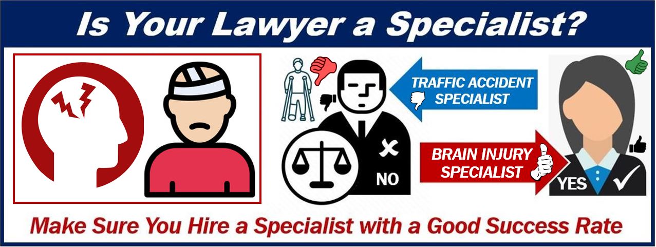 Is your lawyer a specialist - brain injury lawyers