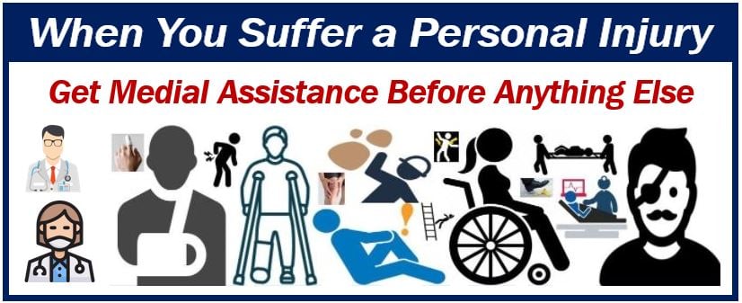 Personal injury - get medical assistance 4903890849048