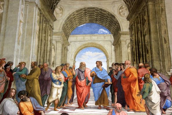 Western Civilisation - school of Athens - image for article