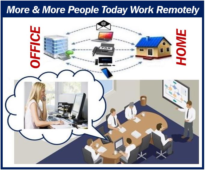 More and more people today work remotely - perfect study