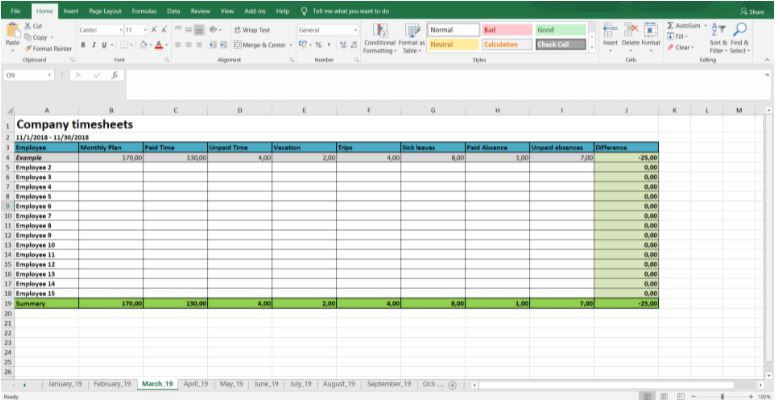 Why should you use a timesheet for your company - 111