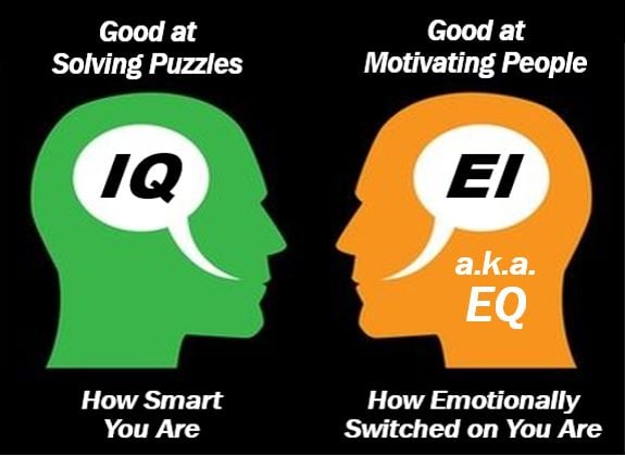 IQ vs EI - intelligence quotient vs emotional intelligence
