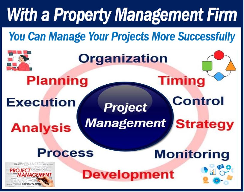With a property management company you can manage your projects more successfully