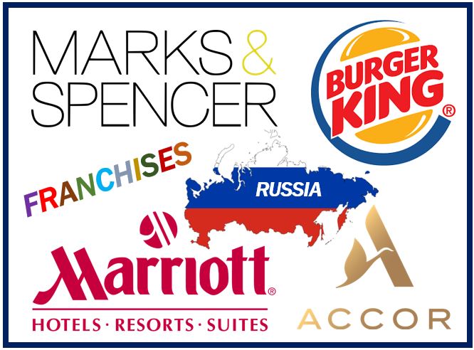 Franchise businesses cannot leave Russia easily