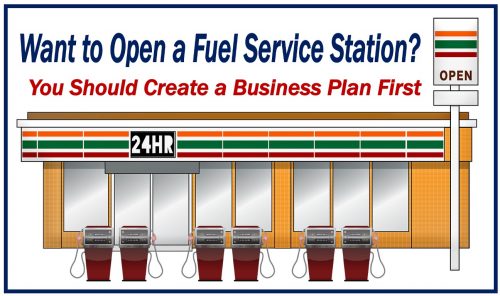 business plan for a service station