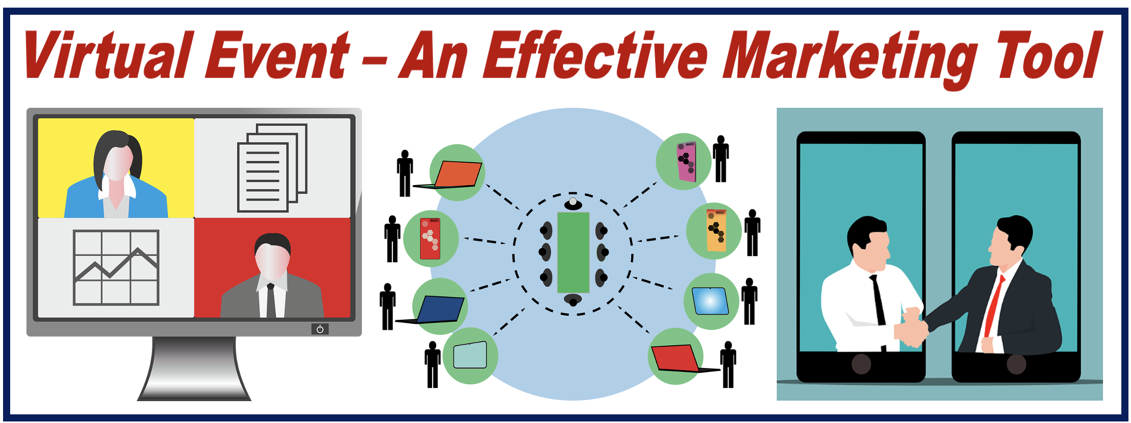 Virtual events powerful marketing tools - image for article